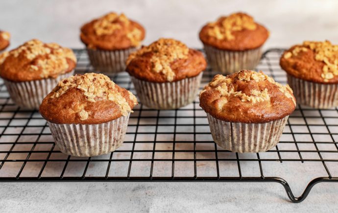 bananen-muffins-rezept-690x435 Bananen Muffins - Rezept