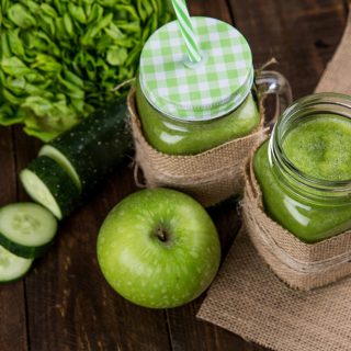 Grüne gesunde Smoothies - Rezepte